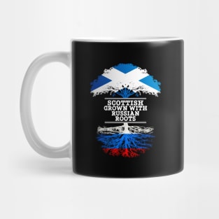 Scottish Grown With Russian Roots - Gift for Russian With Roots From Russia Mug